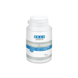 GRAU Holunder Tabletten für unbehaarte Hautpigmentierung - 200 Stk. – Bild 1 von 4