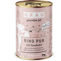Produktbild von GRAU Hund Adult Rind Pur 6x400g