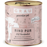 Produktbild von GRAU Hund Adult Rind Pur - 6 x 800 g