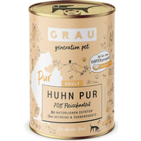 Produktbild von Grau Hund Huhn Pur - 6 x 400 g
