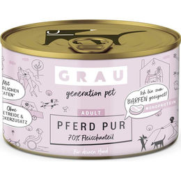 Produktbild von Grau Hund Pferd Pur - 6 x 200 g