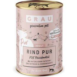Produktbild von Grau Hund Rind Pur - 6 x 400 g
