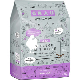 Produktbild von Grau Katze Geflügel mit Hirse - 2 kg