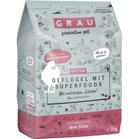 Produktbild von GRAU Kitten Trockenfutter Geflügel mit Superfoods - 2 kg