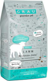 Produktbild von grau Lamm Hund Hundetrockenfutter Sparpaket 2 x 12 Kilogramm