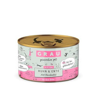 Produktbild von Grau Nassfutter für Kitten mit Huhn & Ente - 6 x 200 g