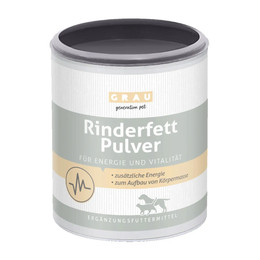 Produktbild von Grau Rinderfettpulver für Hunde & Katzen - 200 g