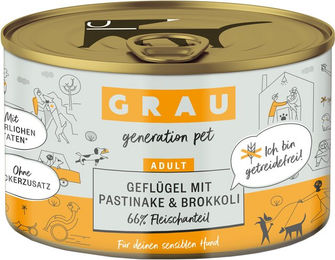 Grau Schlemmertopf - Rind, Geflügel mit viererlei Gemüse - 6 x 200 g – Bild 1 von 5