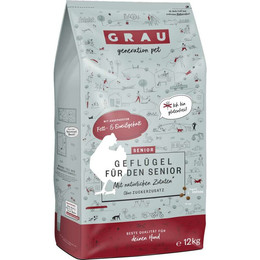 Produktbild von GRAU Senior Trockenfutter Geflügel - 12 kg