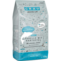 Produktbild von GRAU Trockenfutter für Hunde Forelle mit Kartoffel - 12 kg