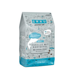 Produktbild von GRAU Trockenfutter für Hunde Forelle mit Kartoffel - 3 kg