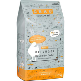 Produktbild von GRAU Trockenfutter für Hunde Geflügel Adult - 12 kg