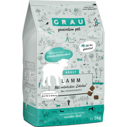 Produktbild von GRAU Trockenfutter für Hunde Lamm - 3 kg