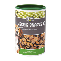 Produktbild von Grau Veggie Snacks für Hunde - 160 g