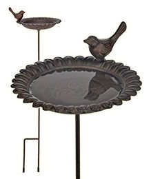Produktbild von Gravidus Vogeltränke Vogeltränke Vogel Gartendeko Vogelbecken Vogelbad Guss Gusseisen