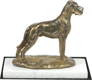 Produktbild von Great Dane II - Hundefigur auf weißem Marmor