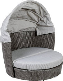 Greemotion Hundeliege aus Polyrattan mit Dach - 1 Stk. – Bild 1 von 13