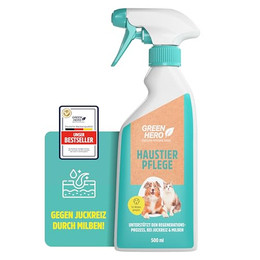 Produktbild von Green Hero Mittel gegen Juckreiz bei Milben für Hunde und Katzen - 500 ml