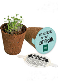 Produktbild von Green Petfood Gartenkresse-Samen mit Pflanztopf