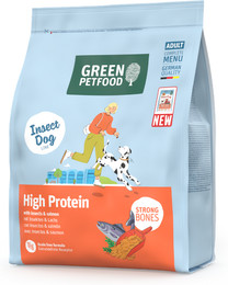 Produktbild von Green Petfood® High Protein with Insects & Salmon 5x900g