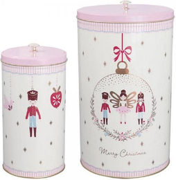 Produktbild von Greengate Geschirr Aufbewahrungsdosen Cindarella White