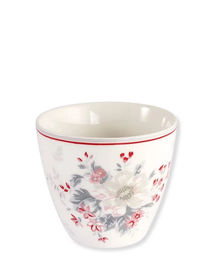 Greengate Geschirr Latte Cup Abella White – Bild 1 von 4