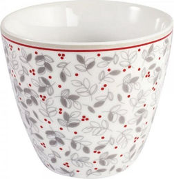 Produktbild von Greengate Geschirr Latte Cup Adley White