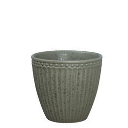 Greengate Geschirr Latte Cup Alice Olivgrün - 0,35 l – Bild 1 von 4