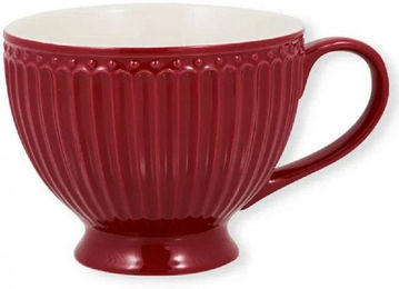 Greengate Geschirr Teetasse Alice Claret Red – Bild 1 von 2
