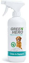 Produktbild von GreenHero Leave-in Trockenshampoo für Hunde - 500 ml