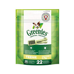 Produktbild von Greenies Teenie Zahnpflegesnacks für Hunde 2-7 kg - 3 x 170 g