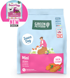 Produktbild von GreenPetfood Mini with Insects Hundetrockenfutter 5 x 900 Gramm