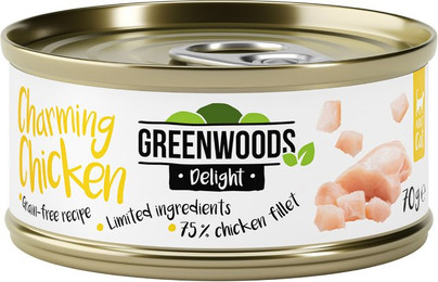 Produktbild von Greenwoods Delight Hühnerfilet - 24 x 70 g