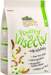Produktbild von Greenwoods Insects Insekten mit Kartoffeln, Erbsen und Favabohnen 400 g