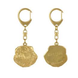 Griffon Bruxellois Schlüsselanhänger mit Hund – Bild 1 von 6