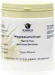 Groene Os Magnesiumcitraat (Magnesiumcitrat) - Pferd/Pony - 500 g – Bild 1 von 4