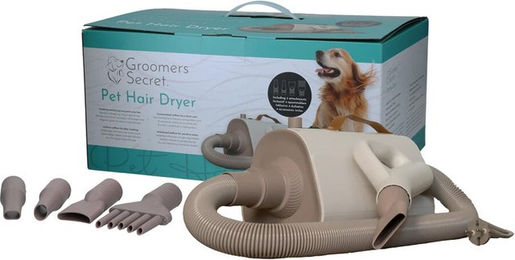 Groomers Secret Hunde-Haartrockner - Inklusive 4 Anbauteile – Bild 1 von 5