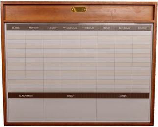 Produktbild von Grooming Deluxe Stallplaner mit magnetischem Rahmen