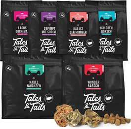 Produktbild von Großer Fischmix Leckerli & Snacks für Hunde - 6 x 70 g