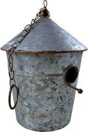 Produktbild von Großer Nistkasten für Vögel aus Zink - 1 Stk.