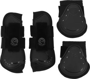 Produktbild von Guêtres pour cheval fermées et protège-boulets Equithème je t'aime