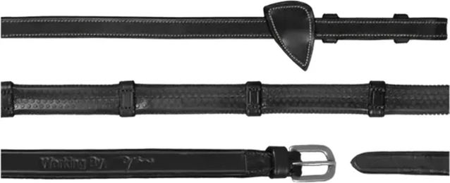 Produktbild von Gummizügel für Pferde mit 7 Stoppern Dy'on