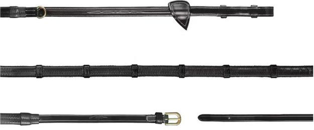 Produktbild von Gummizügel für Pferde mit 7 Stoppern Dy'on Howlett