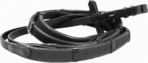 Produktbild von Gummizügel für Pferde mit kleinen Stoppern T de T