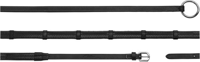 Produktbild von Gummizügel mit Lederstoppern + Ringverschluss