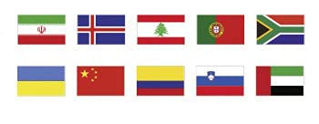 Gurtschutz Acavallo Flag Set For Opera Stirrups – Bild 1 von 2