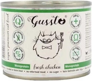 Produktbild von GUSSTO Cat Fresh Chicken Frisches Hähnchen - 200 g