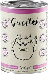 Produktbild von GUSSTO Cat Fresh Goat Nassfutter für Katzen mit Ziegenfleisch 400g