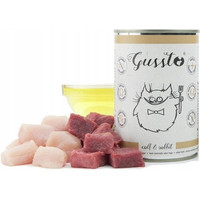 Produktbild von GUSSTO Cat Fresh Kalb & Kaninchen - 400 g