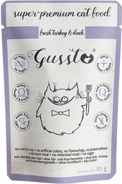 Produktbild von GUSSTO Cat Fresh Turkey & Duck - 85 g